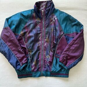Vintage Wind Breaker Jacket Outbrook Size Large